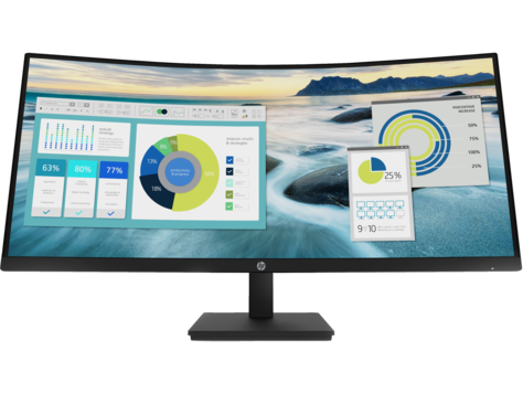 HP P34hc G4 WQHD USB-C Curved Monitor