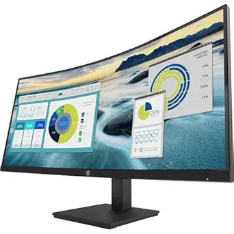 HP P34hc G4 WQHD USB-C Curved Monitor